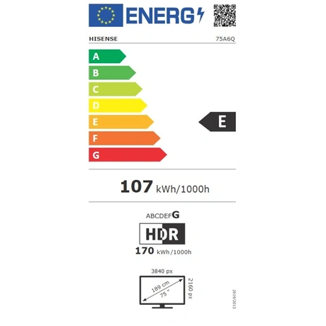 Hisense 75" 75A6Q 4K UHD Smart LED TV