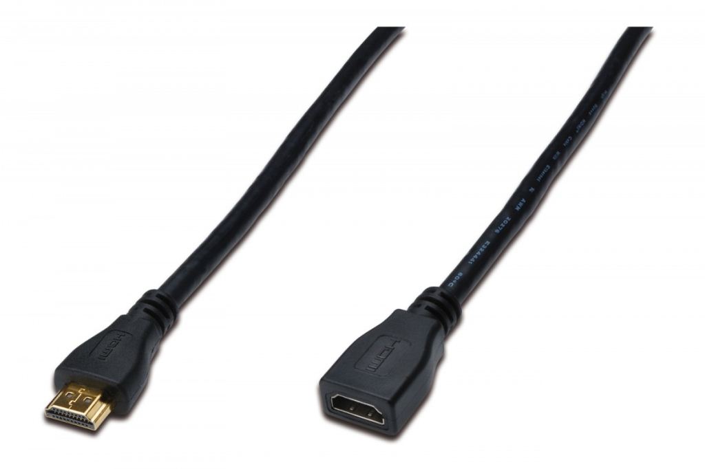 Digitus AK-330201-020-S High Speed HDMI hosszabbító kábel Ethernettel M/F 2m