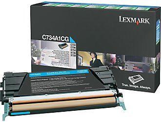 Lexmark C734A1CG Cyan Toner