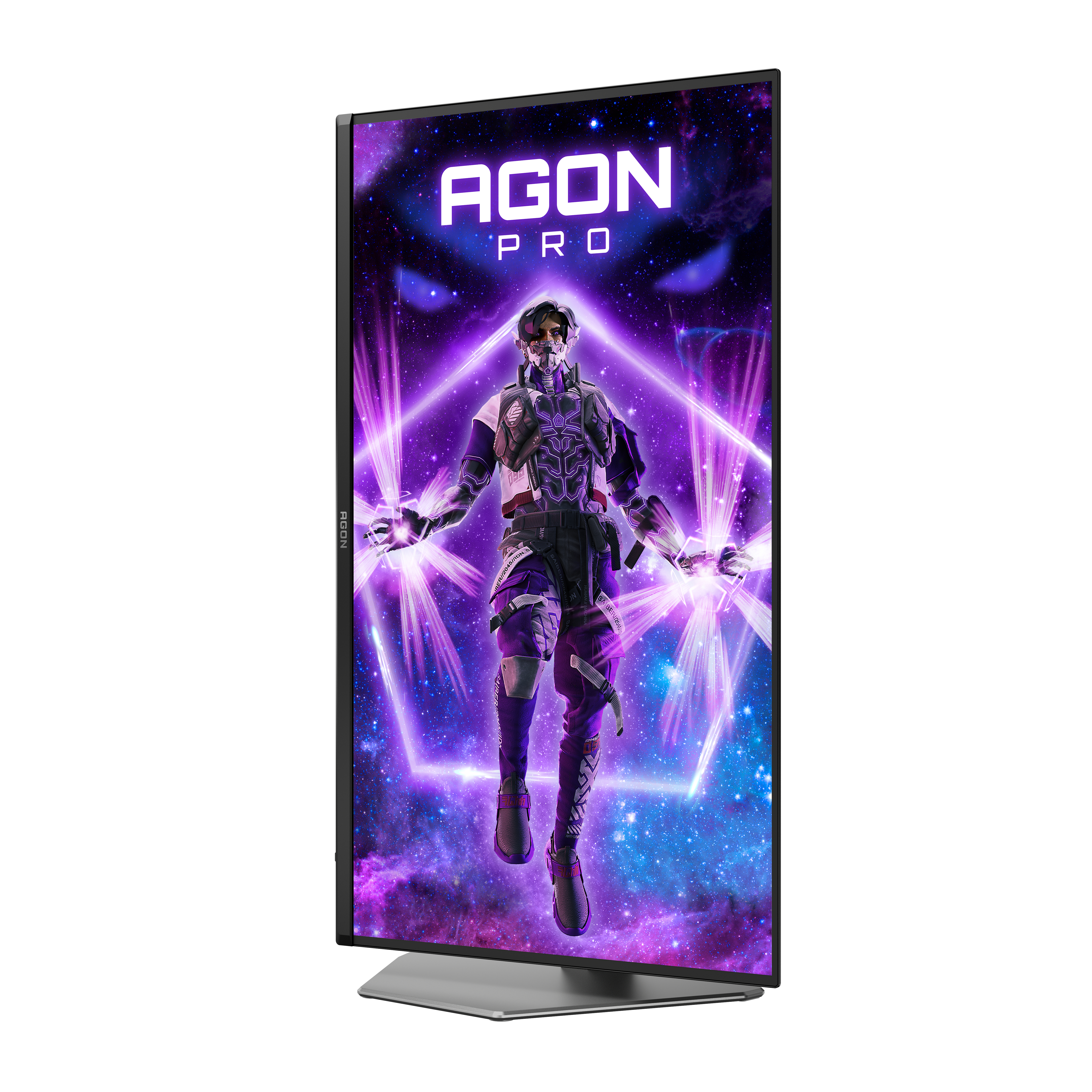 AOC 31.5" AG326UZD2 Monitor - 3840x2160, 4K, OLED, QD-OLED, 240Hz, 0,03ms, Hangszóró, G-Sync, Pivot, Gamer, Fekete
