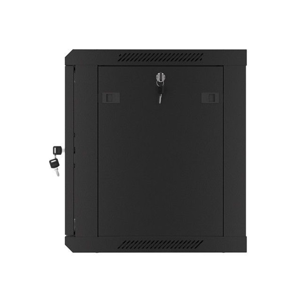 Lanberg 9U 19" fali rack szekrény 600x450mm fekete (WF01-6409-10B)