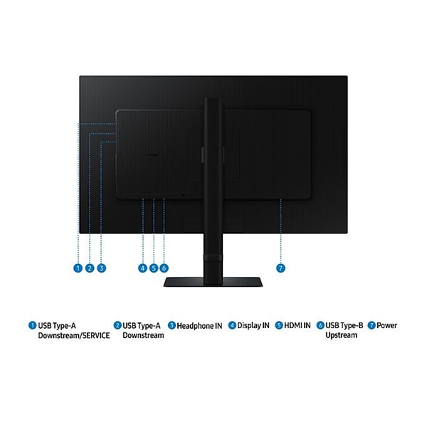 SAMSUNGB2B 27" S80D  IPS monitor 