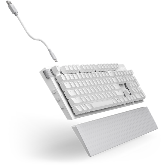  NZXT  KB-001NW-UK Function 2 billentyűzet Fehér  UK 