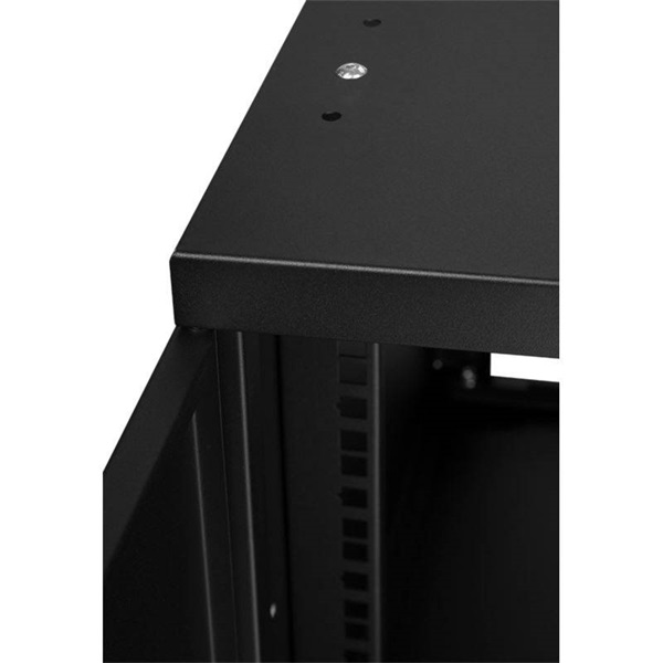 Stalflex 9U fali rack szekrény 19" 450mm fekete (RC19-9U-450GB)