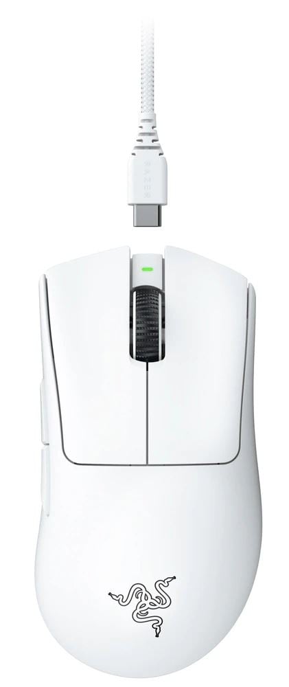 Razer DeathAdder V3 Pro vezeték nélküli egér fehér (RZ01-04630200-R3G1)