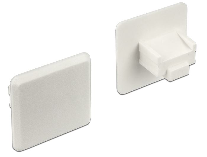 Delock 64019 RJ45 kimenethez porvédő 10 darab fehér Delock 64019 RJ45 kimenethez porvédő 10 darab fehér