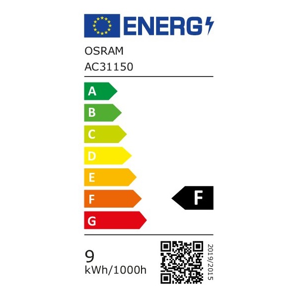 LED izzó, E27, 9W=60W, melegfehér, körte formájú, OSRAM, 3 db-os készlet