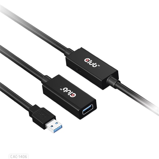  Club3D USB 3.2 Gen1 Active Repeater kábel - 15 m Male/Female