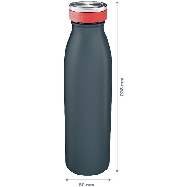 Termosz, fém, 500 ml, LEITZ "Cosy", bársonyszürke Termosz, fém, 500 ml, LEITZ "Cosy", bársonyszürke