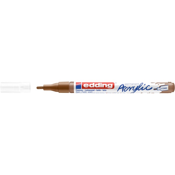 Edding 5300 F mogyoró színű (919) D10 akril marker Edding 5300 F mogyoró színű (919) D10 akril marker