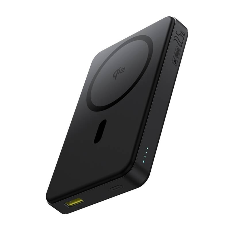 Baseus Airpow2 Qi2 mágneses 10000mAh 22.5W powerbank Fekete 