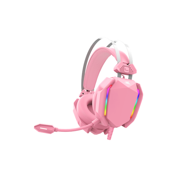 BARACUDA BGH-041P SEAGUL-P gamer fejhallgató mikrofonnal, pink