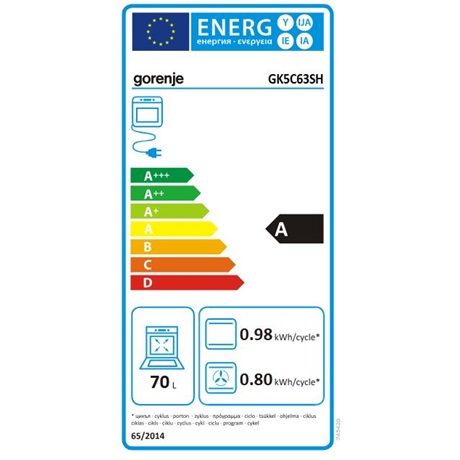 Gorenje GK5C63SH Kombinált tűzhely