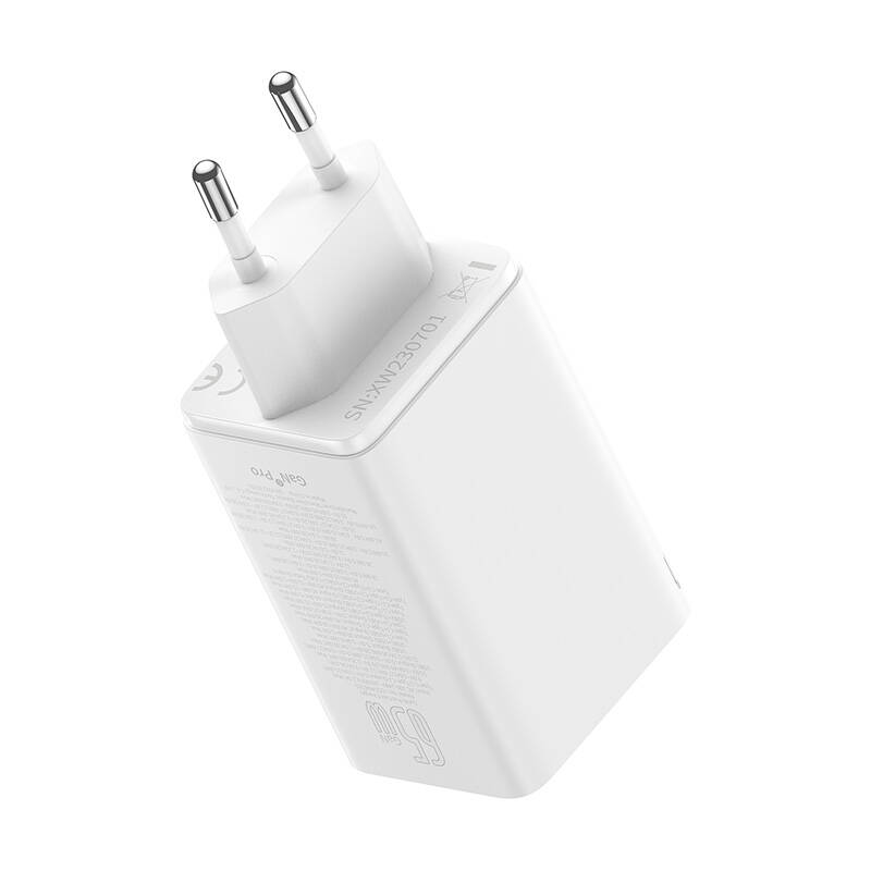 Baseus GAN6 Pro gyorstöltő, 2xUSB-C + 2xUSB, 65W
