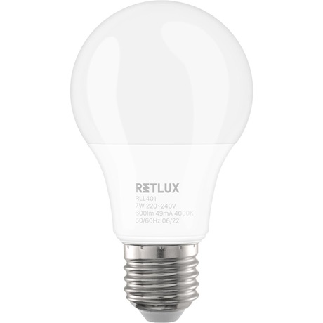 Retlux RLL 401 LED IZZÓ A60 E27 7W CW Retlux RLL 401 LED IZZÓ A60 E27 7W CW