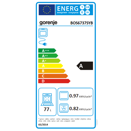Gorenje BOS6737SYB SÜTŐ BEÉPÍTHETŐ