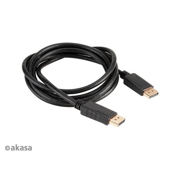  Akasa    AK-CBDP21-20BK 2m Displayport kábel 