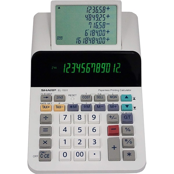Sharp EL1501 segédkijelzős asztali számológép Sharp EL1501 segédkijelzős asztali számológép