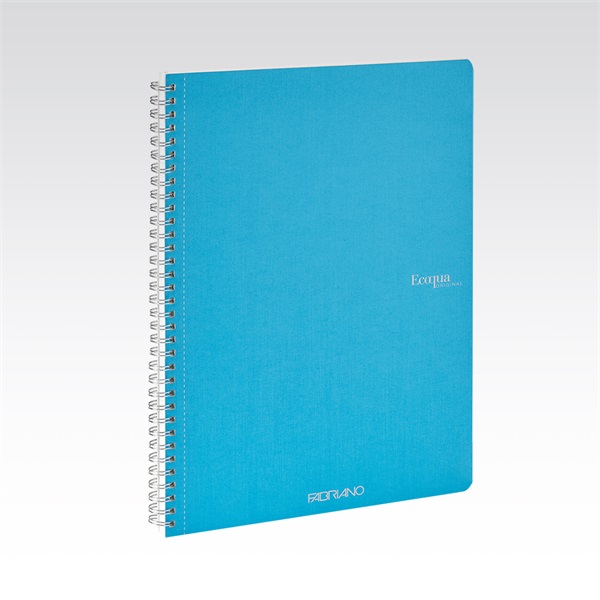 Fabriano Ecoqua A4 70lapos türkiz kockás spirálfüzet Fabriano Ecoqua A4 70lapos türkiz kockás spirálfüzet