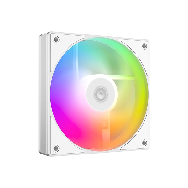 ID-Cooling  12cm AS-120-ARGB-W 27,2dB  PWM 12cm ARGB Cooler Fehér