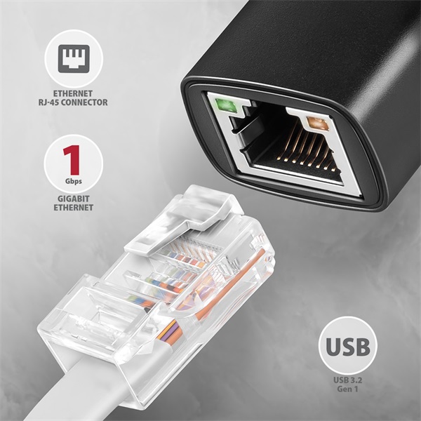 Axagon ADE-ARC Type-C USB 3.2 - Gigabit Ethernet adapter Axagon ADE-ARC Type-C USB 3.2 - Gigabit Ethernet adapter