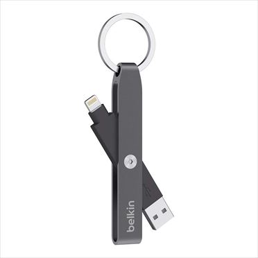 Belkin MIXIT Lightning-USB adat/töltőkábel-kulcstartó szürke (F8J172btGRY) Belkin MIXIT Lightning-USB adat/töltőkábel-kulcstartó szürke (F8J172btGRY)