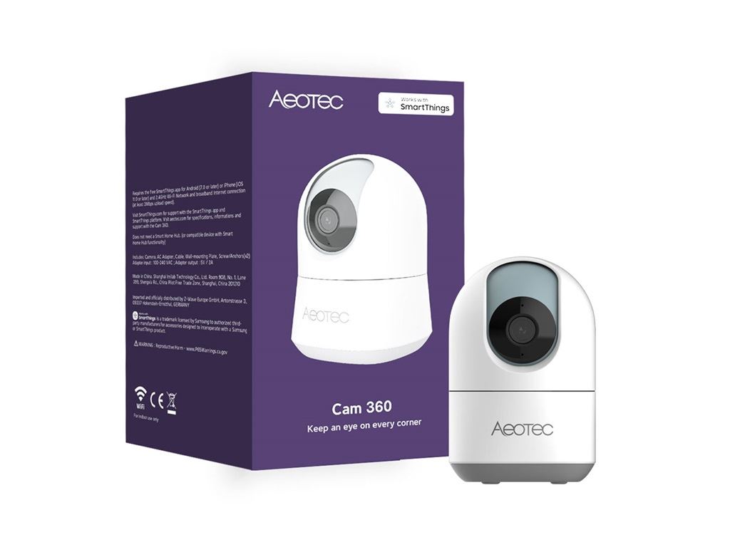Aeotec Smarthings Cam 360 kamera (GP-AEOCAMEU) Aeotec Smarthings Cam 360 kamera (GP-AEOCAMEU)