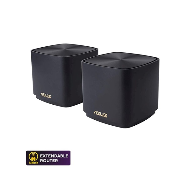 ASUS ZenWiFi XD4 AX1800 Mbps Dual-band WiFi6 mesh router rendszer 2 darabos fekete (XD4 2-PK BLACK)