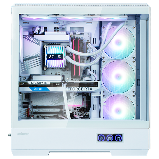  Zalman  Midi  P50 DS  Számítógépház Fehér