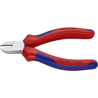 Oldalcsípőfogó, lágy/közepes/kemény huzal max.: O 3/2,3/1,5 mm, Knipex 70 05 125 Oldalcsípőfogó, lágy/közepes/kemény huzal max.: O 3/2,3/1,5 mm, Knipex 70 05 125
