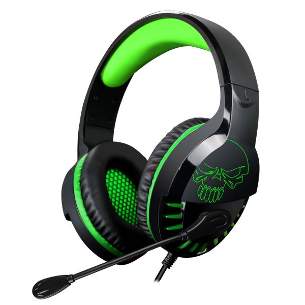 Spirit of Gamer PRO-H3 mikrofonos fejhallgató fekete-zöld (MIC-PH3XXS) Spirit of Gamer PRO-H3 mikrofonos fejhallgató fekete-zöld (MIC-PH3XXS)
