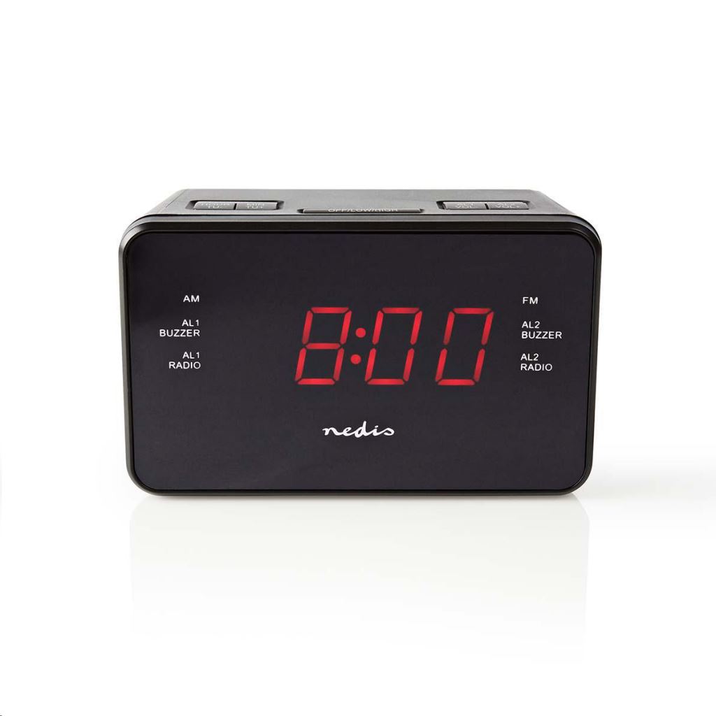 Nedis digitális rádiós ébresztőóra (CLAR002BK) Nedis digitális rádiós ébresztőóra (CLAR002BK)