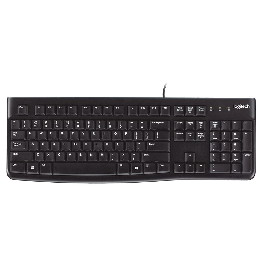 Logitech K120 USB billentyűzet US fekete OEM (920-002479) Logitech K120 USB billentyűzet US fekete OEM (920-002479)