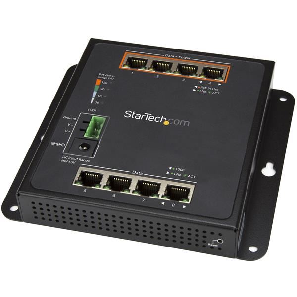 Startech.com 8 Portos Manageable Ethernet Switch (IES81GPOEW) Startech.com 8 Portos Manageable Ethernet Switch (IES81GPOEW)