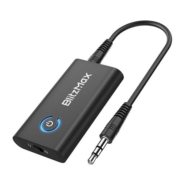 Blitzwolf BlitzMax BT05 Bluetooth 5.0 Transmitter/Reciver Fekete Blitzwolf BlitzMax BT05 Bluetooth 5.0 Transmitter/Reciver Fekete