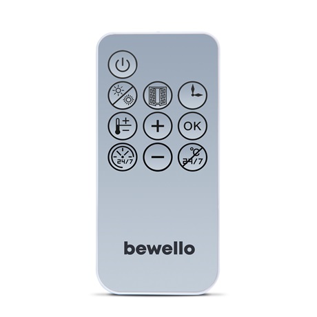 Bewello BW2104  Lehajtható törölközőtartóval fali hősugárzó  