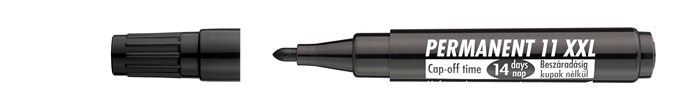 ICO Alkoholos marker, 1-3 mm, kúpos, "Permanent 11 XXL", fekete (TICP11XFK) ICO Alkoholos marker, 1-3 mm, kúpos, "Permanent 11 XXL", fekete (TICP11XFK)