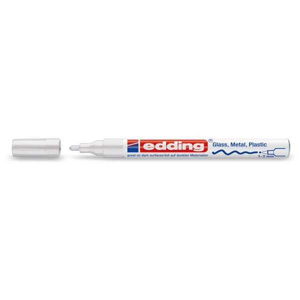 Edding 751 1-2mm fehér lakkmarker Edding 751 1-2mm fehér lakkmarker