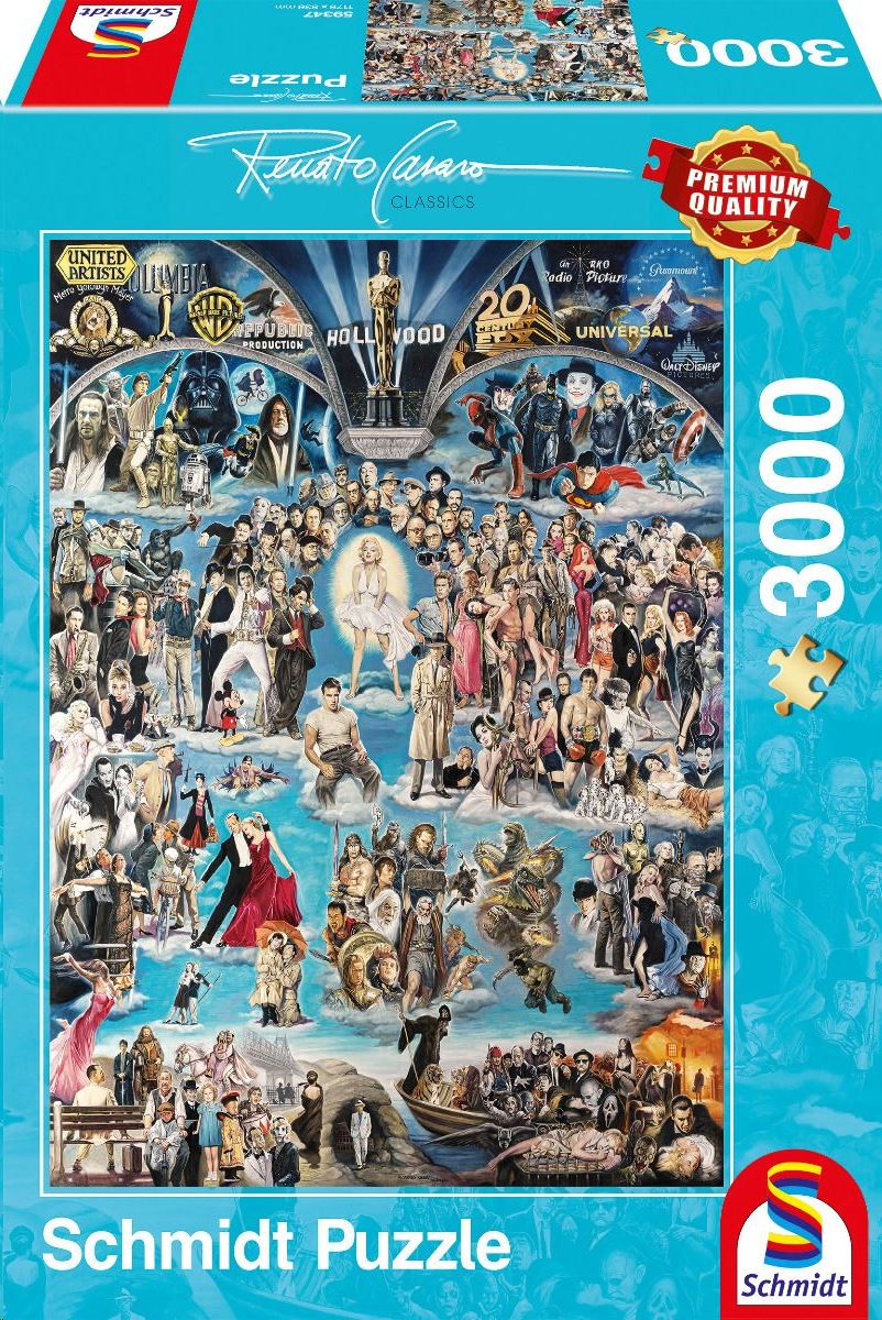 Schmidt Hollywood XXL, Renato Casaro 3000 db-os puzzle (59347, 18514-182) Schmidt Hollywood XXL, Renato Casaro 3000 db-os puzzle (59347, 18514-182)