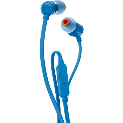 JBL headset, In-Ear hallójárati mikrofonos fülhallgató, kék színű JBL Harman T110 JBL headset, In-Ear hallójárati mikrofonos fülhallgató, kék színű JBL Harman T110