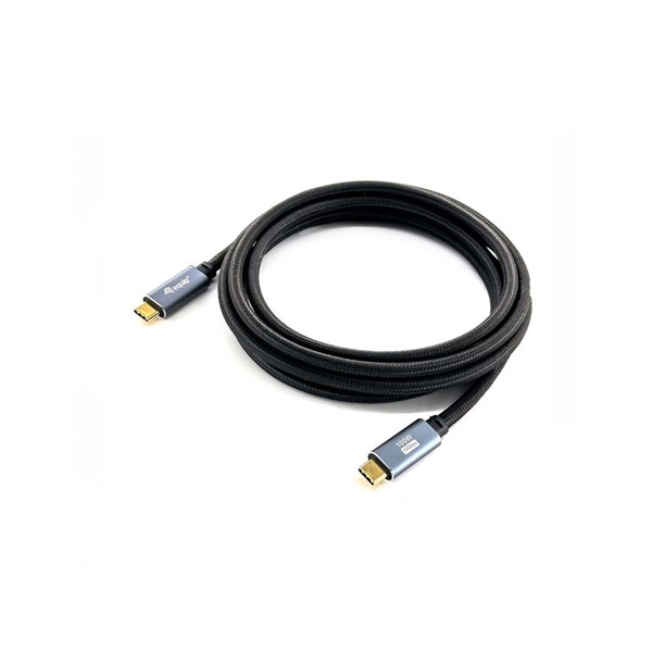 Equip Kábel - (USB-C 3.2 Gen1 to USB-C, apa/apa, fekete, 2m) (128357)