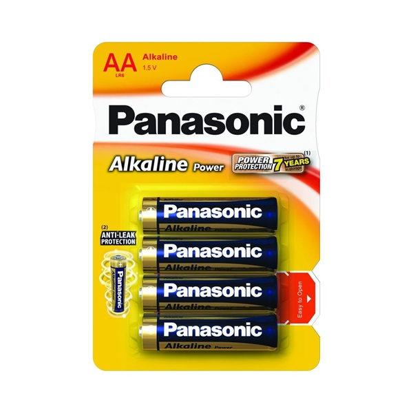 Panasonic 1.5V Alkáli AA ceruza elem Alkaline Power (4db / csomag) (LR6APB/4BP) Panasonic 1.5V Alkáli AA ceruza elem Alkaline Power (4db / csomag) (LR6APB/4BP)