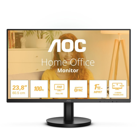 AOC 23,8" 24B3HMA2 Adaptive Sync VA WLED Monitor AOC 23,8" 24B3HMA2 Adaptive Sync VA WLED Monitor