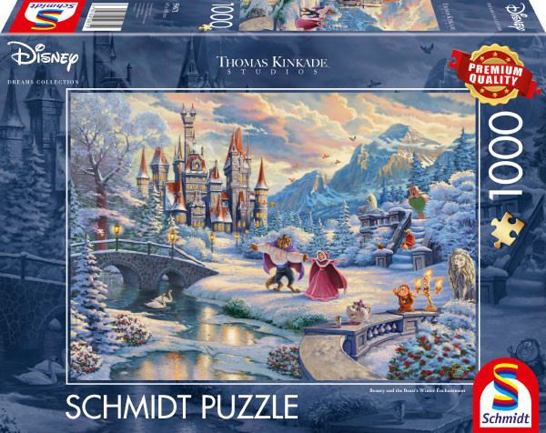 Schmidt Disney Szépség és a szörnyeteg téli varázsa 1000db-os puzzle (59671) Schmidt Disney Szépség és a szörnyeteg téli varázsa 1000db-os puzzle (59671)