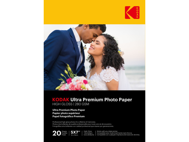 KODAK  RC Gloss 280g  13x18 20db Ultra Premium fotópapír 