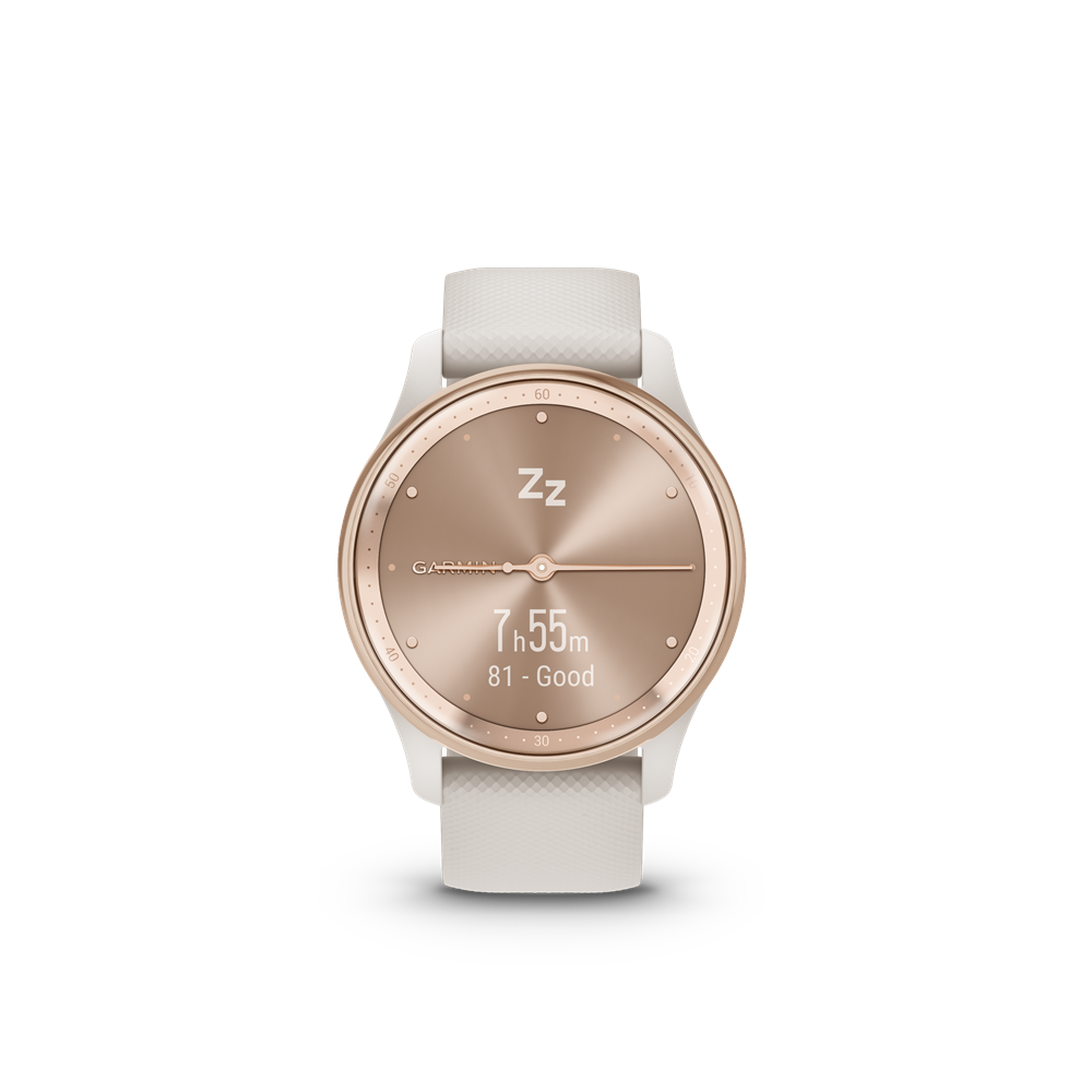 Garmin Vívomove Trend arany krémfehér szilikon szíjjal okosóra Garmin Vívomove Trend arany krémfehér szilikon szíjjal okosóra