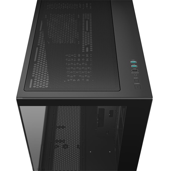 DeepCool CG530 Fekete ablakos venti nélkül BTF ATX Számítógépház DeepCool CG530 Fekete ablakos venti nélkül BTF ATX Számítógépház