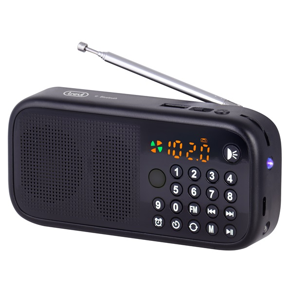 Trevi DR 7F40 hordozható Bluetooth/USB/microSD/FM hangszórós rádió Trevi DR 7F40 hordozható Bluetooth/USB/microSD/FM hangszórós rádió