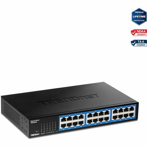 TRENDnet TEG-S25D 24 portos Gigabit Ethernet Switch  