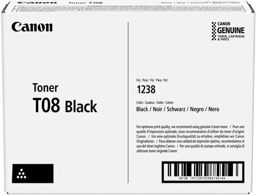 Canon 1238 (T08) Fekete eredeti toner